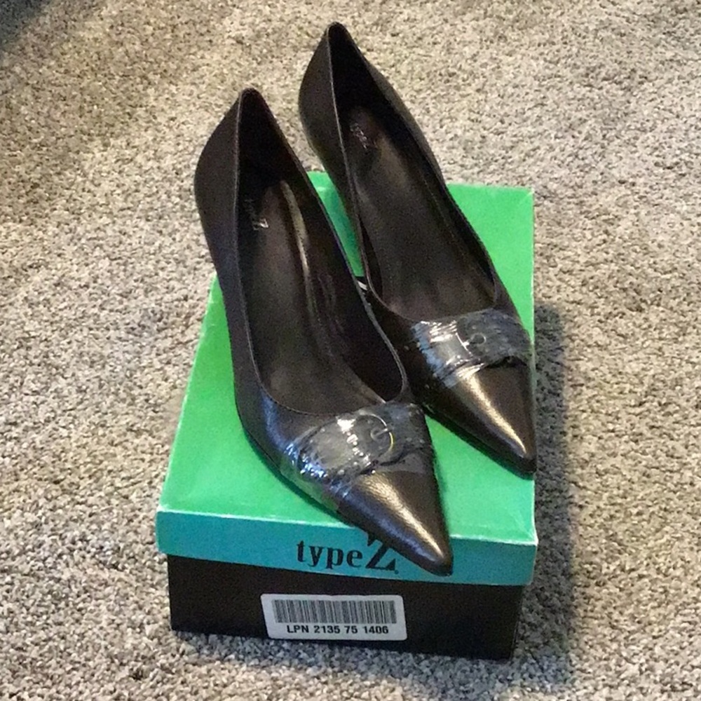New Type Z women’s green Patent Leather Heels